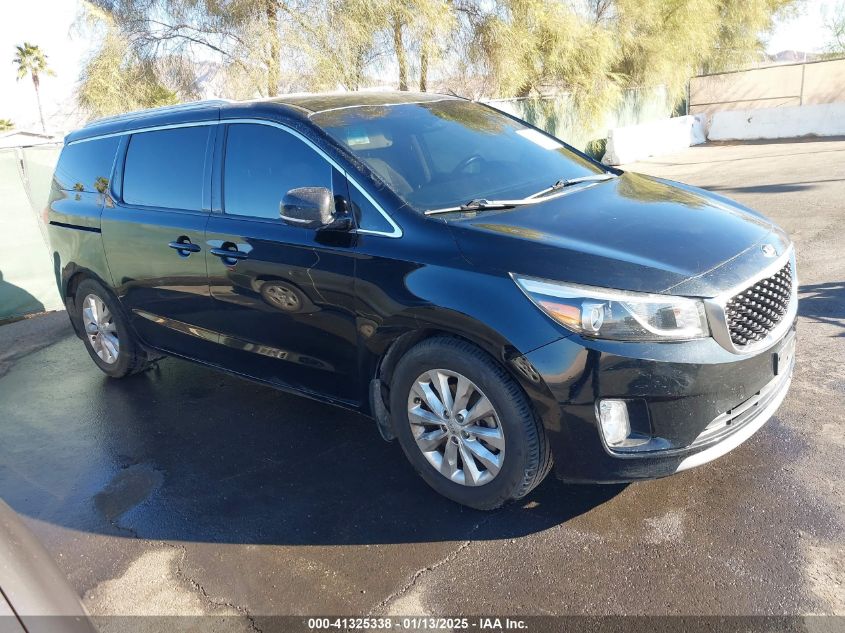 VIN KNDMC5C11F6051023 2015 KIA Sedona, EX no.1