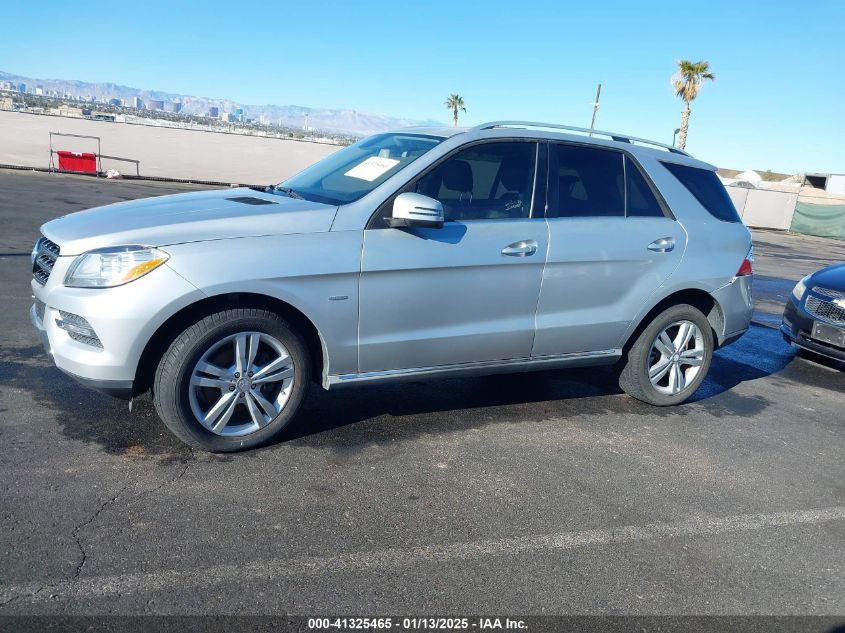 2012 Mercedes-Benz Ml 350 4Matic VIN: 4JGDA5HBXCA011955 Lot: 41325465
