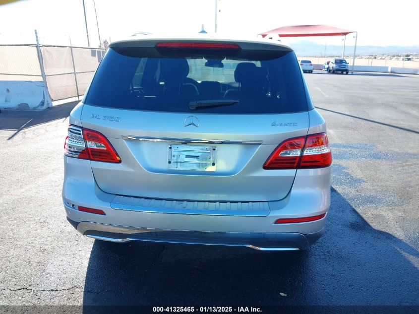 2012 Mercedes-Benz Ml 350 4Matic VIN: 4JGDA5HBXCA011955 Lot: 41325465