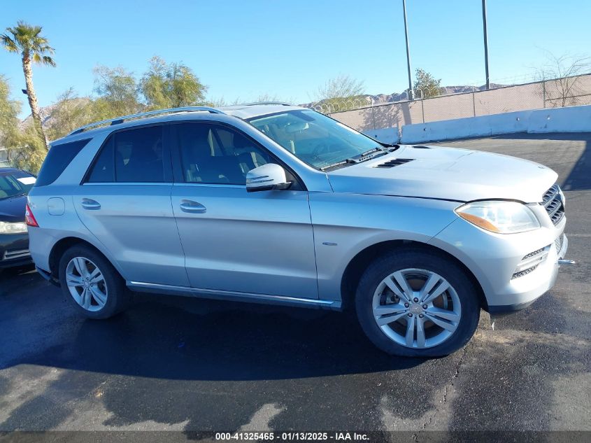 2012 Mercedes-Benz Ml 350 4Matic VIN: 4JGDA5HBXCA011955 Lot: 41325465