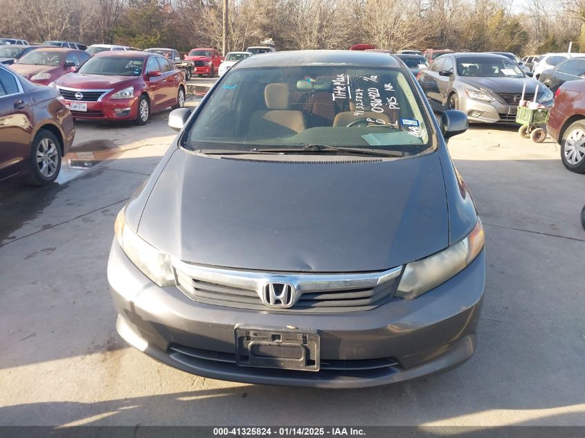 2012 Honda Civic Lx VIN: 19XFB2F51CE086420 Lot: 41325824