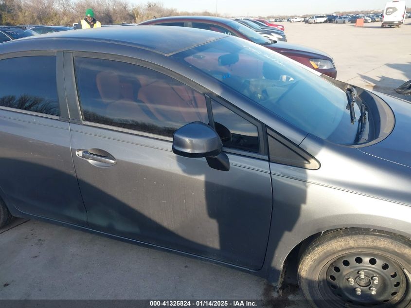 2012 Honda Civic Lx VIN: 19XFB2F51CE086420 Lot: 41325824