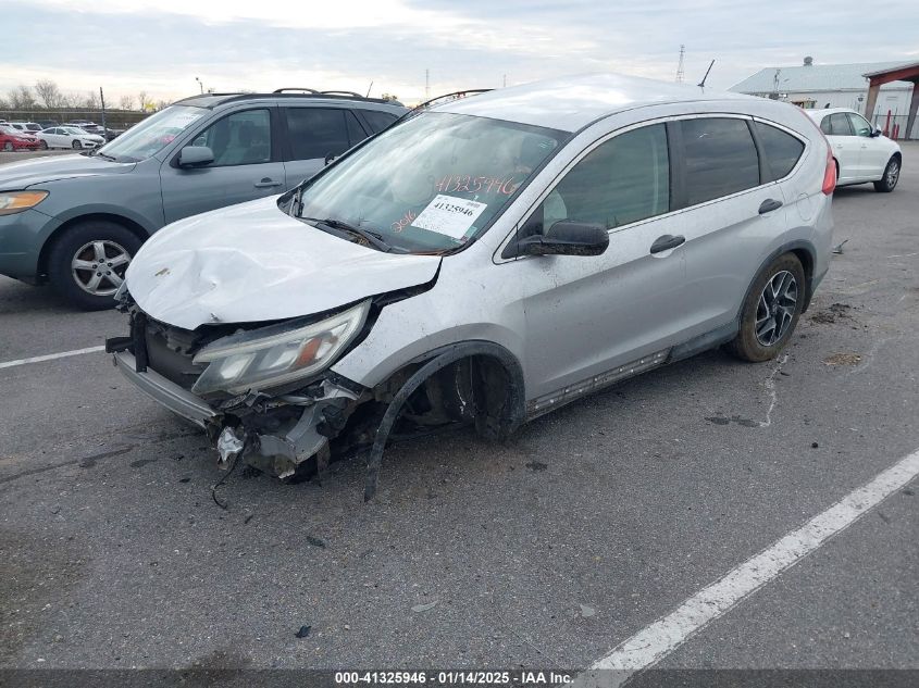 VIN 2HKRM3H42GH513929 2016 Honda CR-V, SE no.2