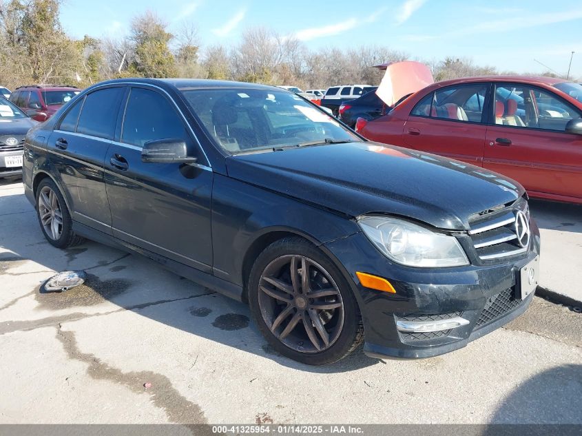 VIN WDDGF4HB2EA965475 2014 MERCEDES-BENZ C 250 no.1