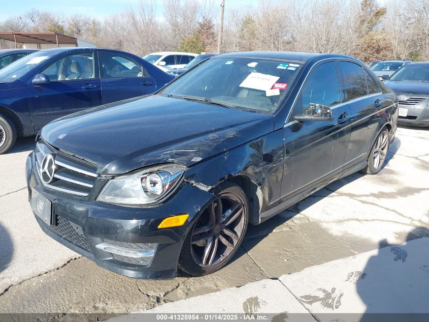 VIN WDDGF4HB2EA965475 2014 MERCEDES-BENZ C 250 no.2