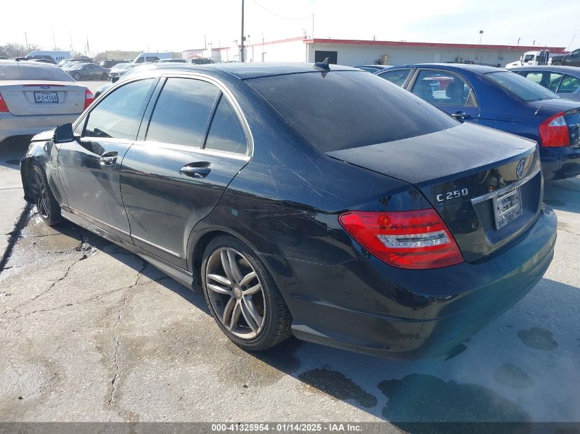 VIN WDDGF4HB2EA965475 2014 MERCEDES-BENZ C 250 no.3