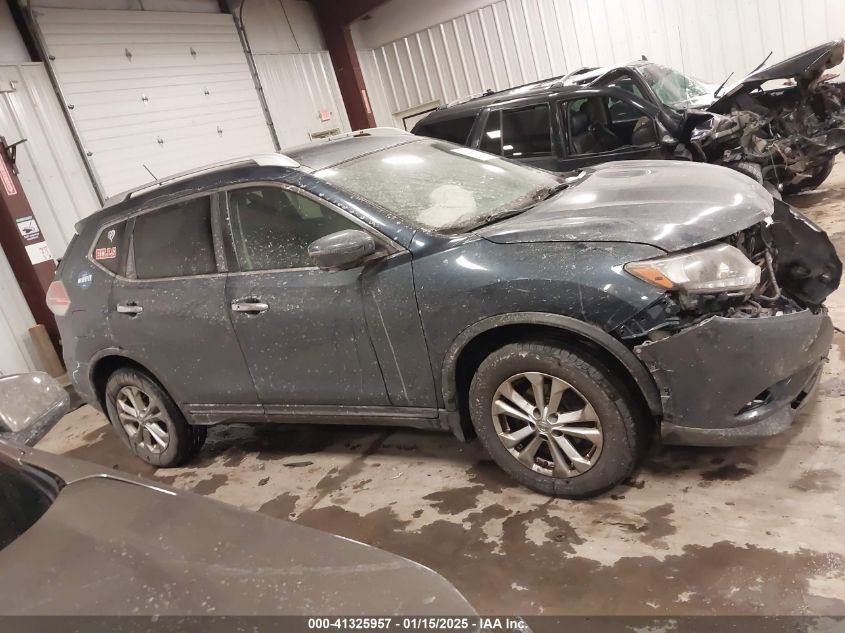 2016 Nissan Rogue Sv VIN: KNMAT2MV9GP735204 Lot: 41325957