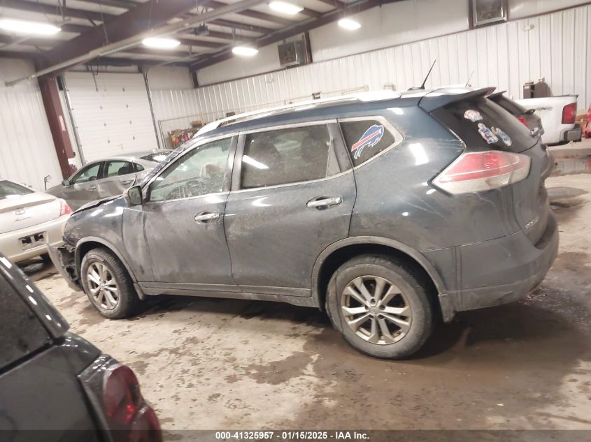 2016 Nissan Rogue Sv VIN: KNMAT2MV9GP735204 Lot: 41325957