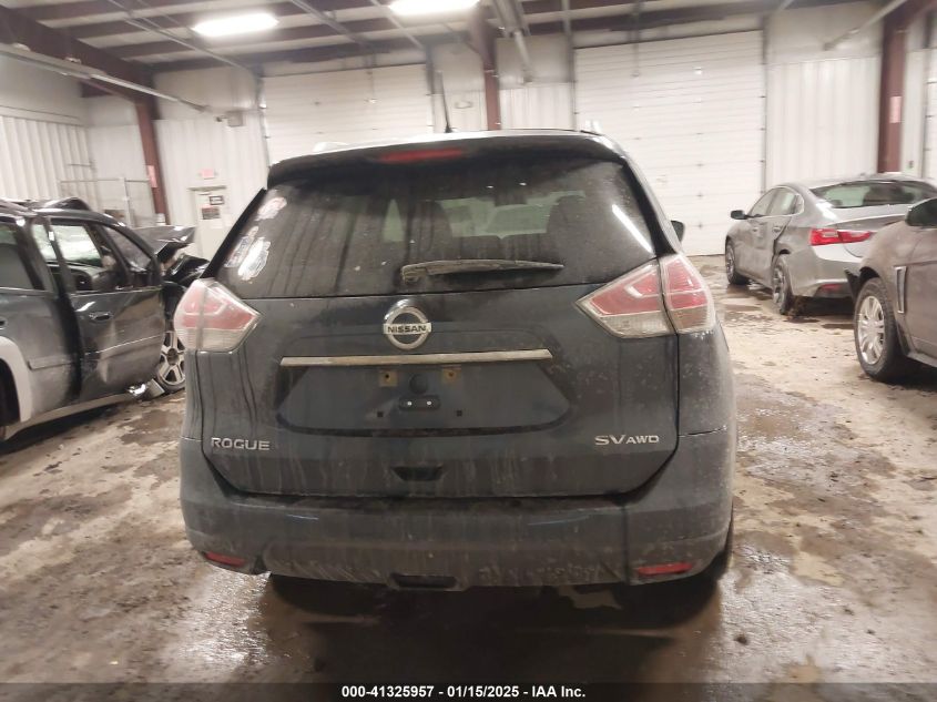 2016 Nissan Rogue Sv VIN: KNMAT2MV9GP735204 Lot: 41325957