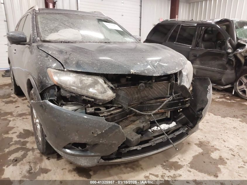 2016 Nissan Rogue Sv VIN: KNMAT2MV9GP735204 Lot: 41325957