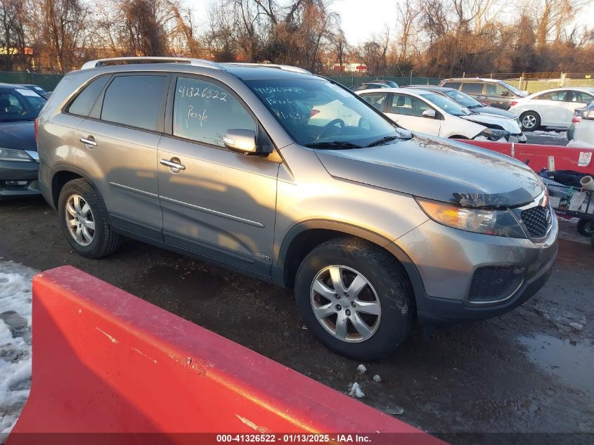 VIN 5XYKTDA2XDG369245 2013 KIA Sorento, Lx V6 no.1