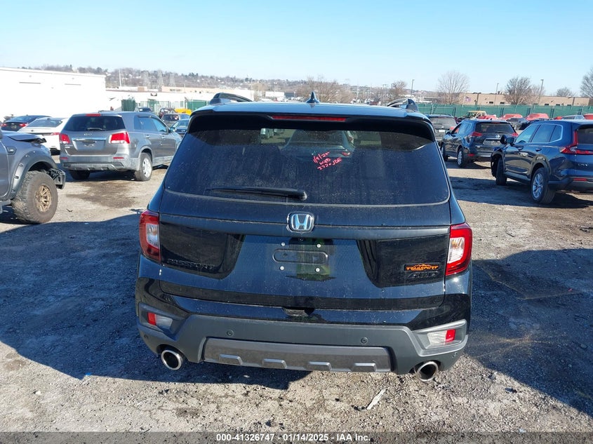2022 Honda Passport Awd Trailsport VIN: 5FNYF8H66NB030959 Lot: 41326747