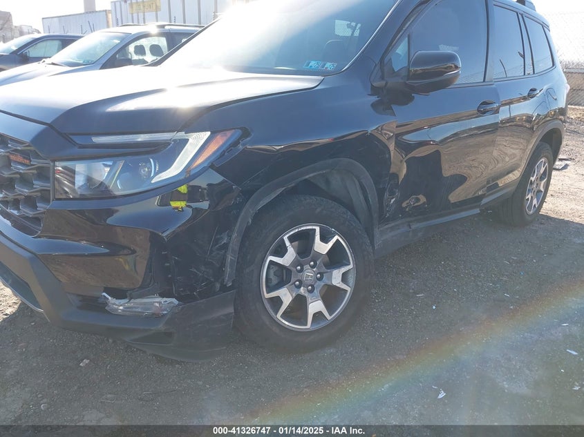 2022 Honda Passport Awd Trailsport VIN: 5FNYF8H66NB030959 Lot: 41326747