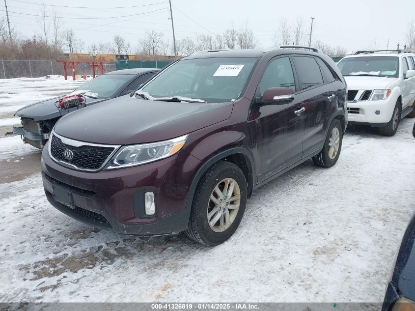 2014 KIA SORENTO LX - 5XYKT3A62EG449671