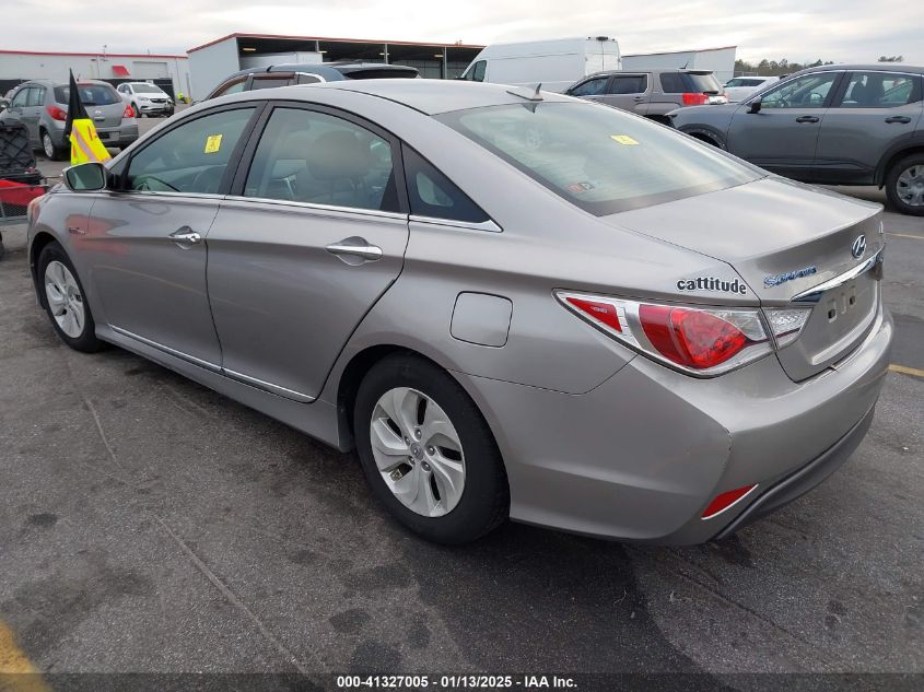 VIN KMHEC4A44DA092957 2013 Hyundai Sonata, Hybrid no.3