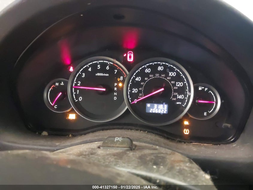 2007 SUBARU OUTBACK VIN: 4S4BP61C577314322