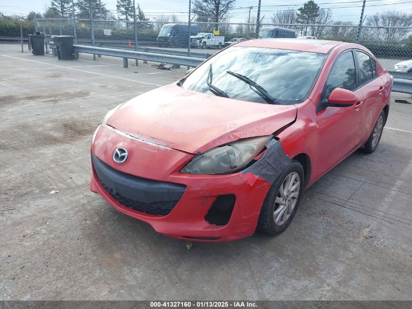 VIN JM1BL1W71D1739274 2013 MAZDA MAZDA3 no.2