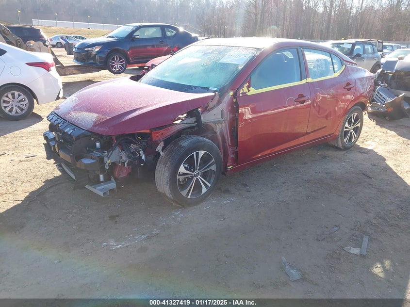 2022 NISSAN SENTRA VIN: 3N1AB8CV1NY301400