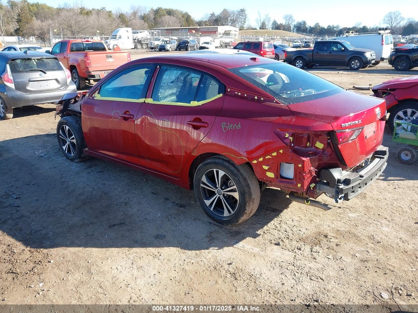 2022 NISSAN SENTRA VIN: 3N1AB8CV1NY301400