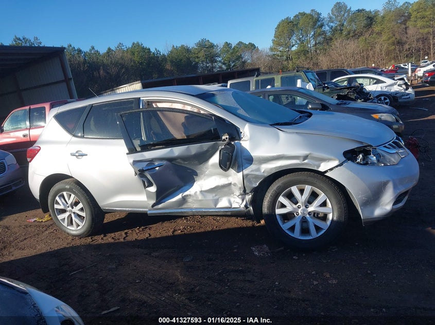 2014 NISSAN MURANO S/SL/SV/LE - JN8AZ1MU1EW402423