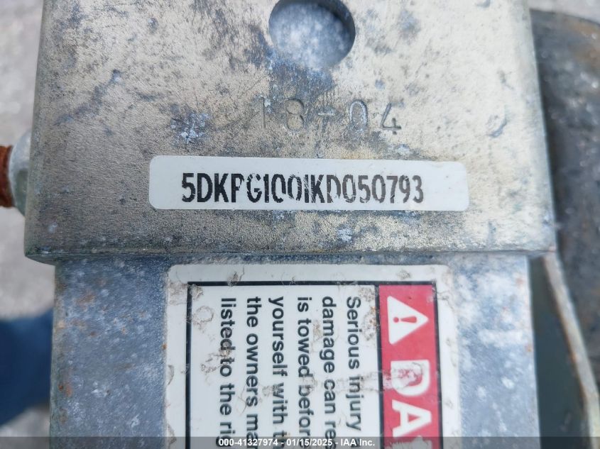 2019 Yamaha Personal Watercraft VIN: YAMA1395A919 Lot: 41327974