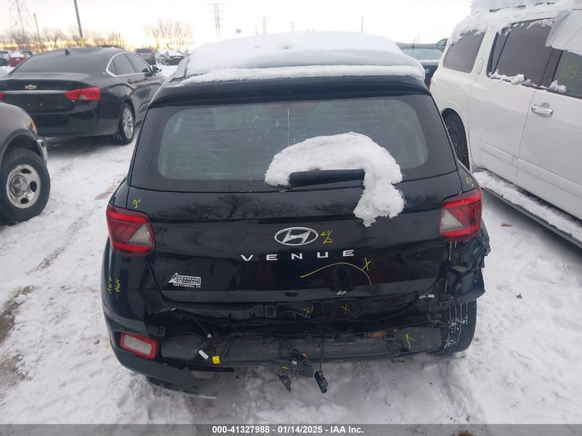 2022 Hyundai Venue Sel VIN: KMHRC8A33NU147348 Lot: 41327988
