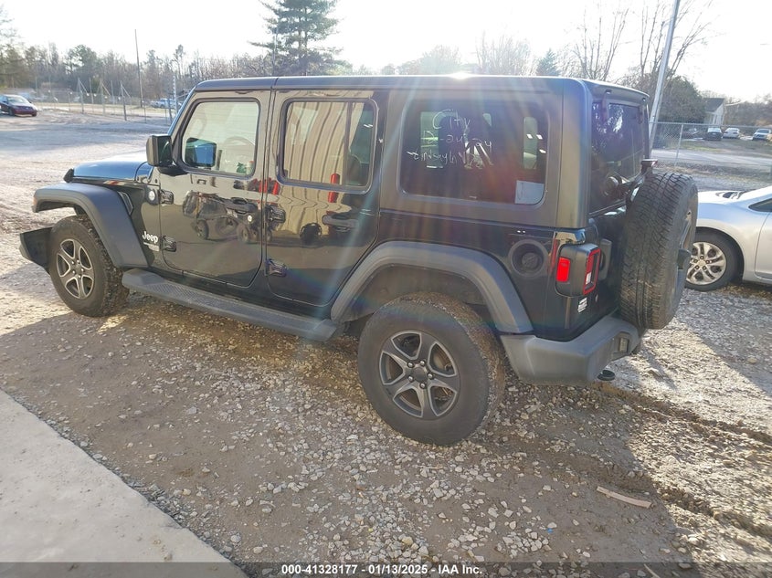 2018 JEEP WRANGLER UNLIMITED SPORT S 4X4 - 1C4HJXDGXJW317055