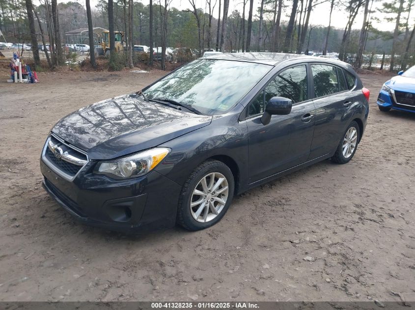 VIN JF1GPAC6XE8223712 2014 Subaru Impreza, 2.0I Pre... no.2