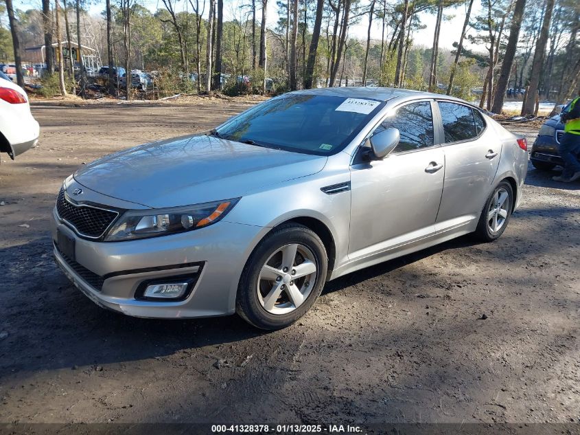 VIN 5XXGM4A76EG328020 2014 KIA Optima, LX no.2