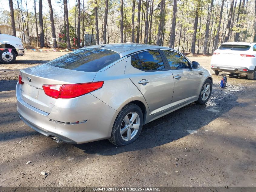 VIN 5XXGM4A76EG328020 2014 KIA Optima, LX no.4