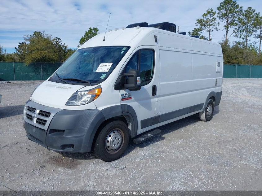 Vin: 3c6trvdg0ge103077, lot: 41818966, ram promaster 2500 high roof 20162