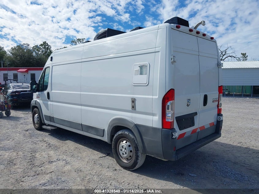 Vin: 3c6trvdg0ge103077, lot: 41818966, ram promaster 2500 high roof 20163