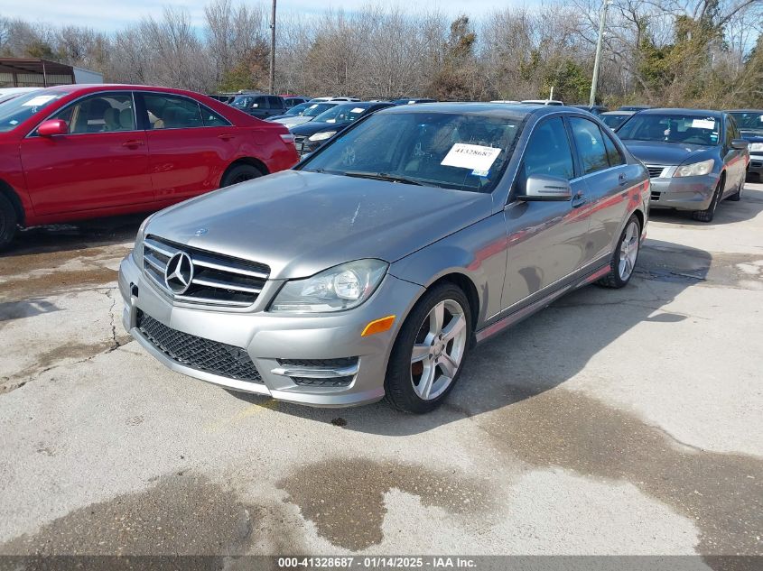 VIN WDDGF4HB2EA937174 2014 MERCEDES-BENZ C 250 no.2