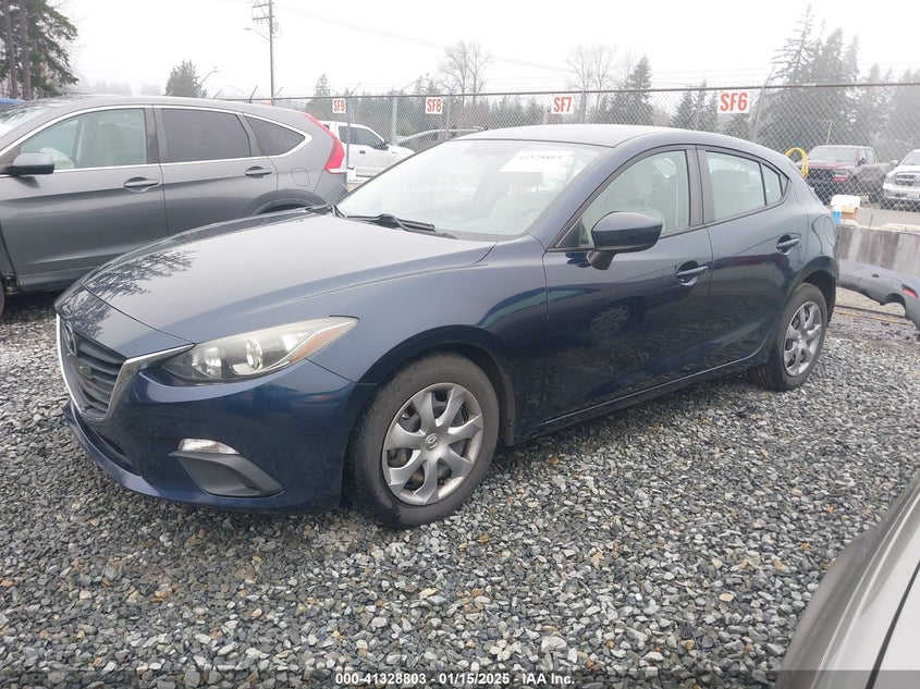2014 MAZDA MAZDA3 I SPORT - JM1BM1K7XE1209194