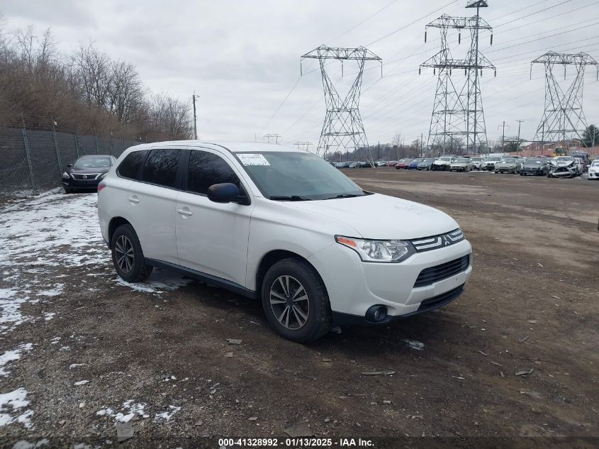 VIN JA4AD2A35EZ000540 2014 Mitsubishi Outlander, ES no.1