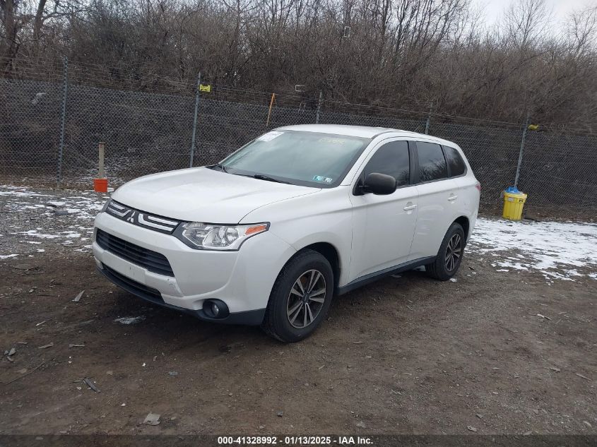 VIN JA4AD2A35EZ000540 2014 Mitsubishi Outlander, ES no.2