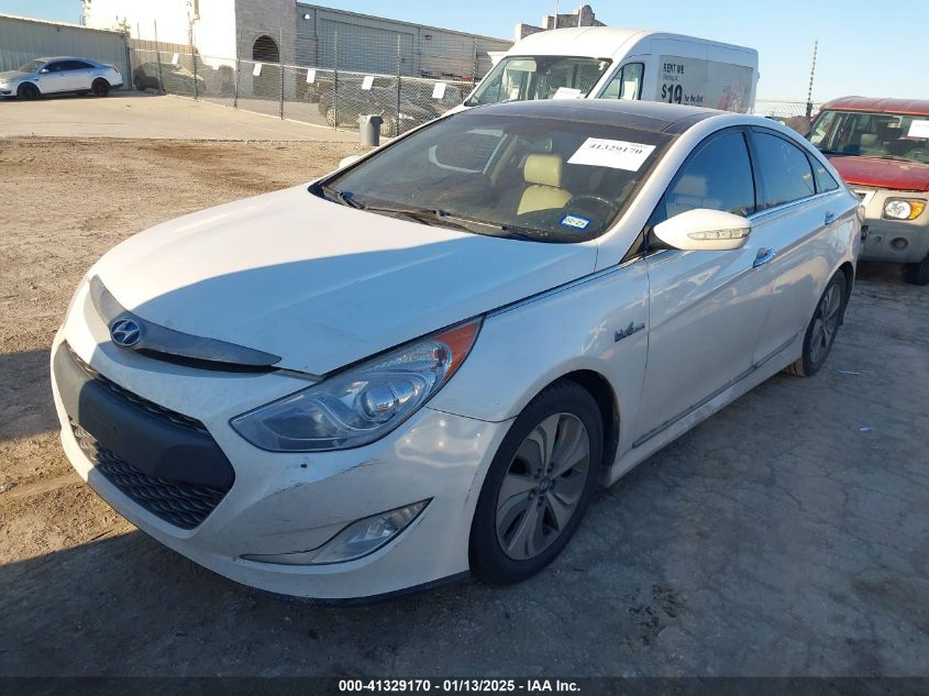 VIN KMHEC4A44EA104221 2014 HYUNDAI SONATA HYBRID no.2