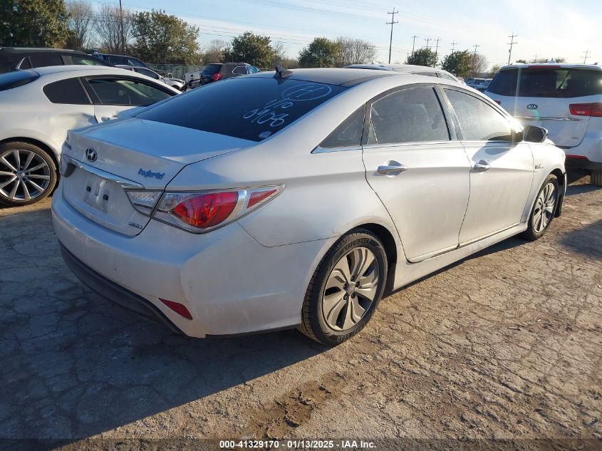 VIN KMHEC4A44EA104221 2014 HYUNDAI SONATA HYBRID no.4