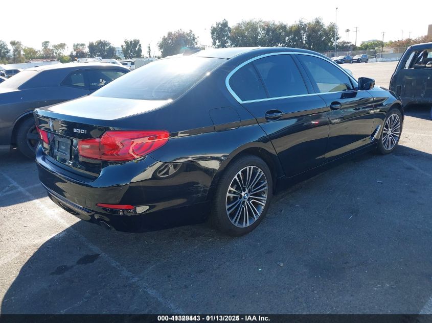 VIN WBAJA5C53KBX86922 2019 BMW 530I no.4