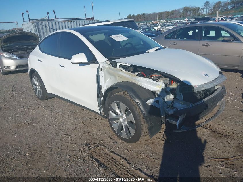 2021 TESLA MODEL Y STANDARD RANGE REAR-WHEEL DRIVE - 5YJYGDED4MF109554