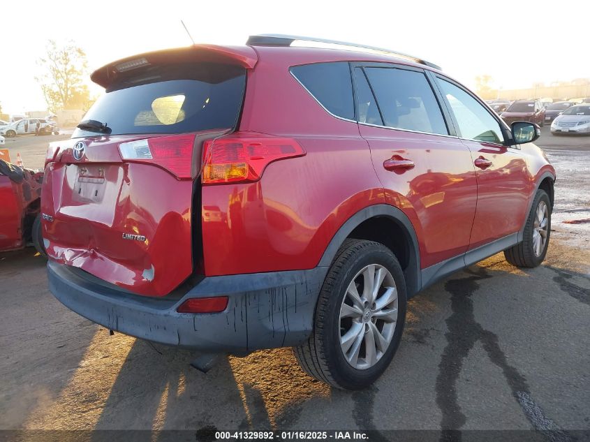 VIN 2T3YFREV7EW123727 2014 Toyota RAV4, Limited no.4