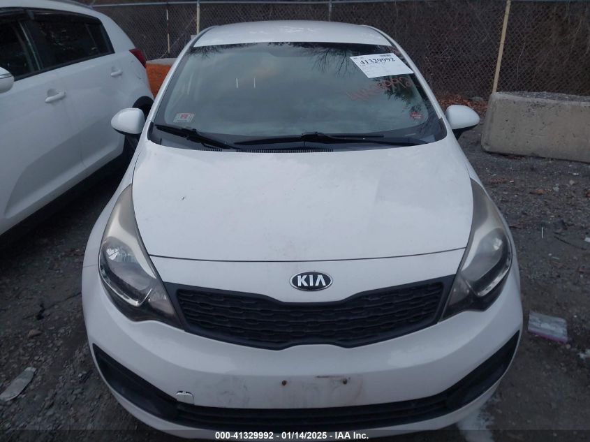 VIN KNADM4A36D6239056 2013 KIA Rio, LX no.6