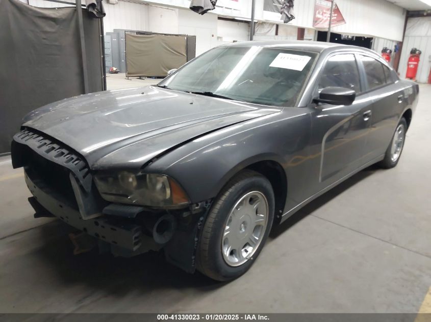 VIN 2C3CDXBG6EH147578 2014 DODGE CHARGER no.2