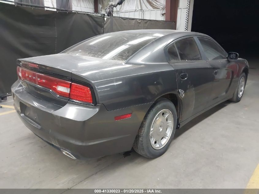 VIN 2C3CDXBG6EH147578 2014 DODGE CHARGER no.4