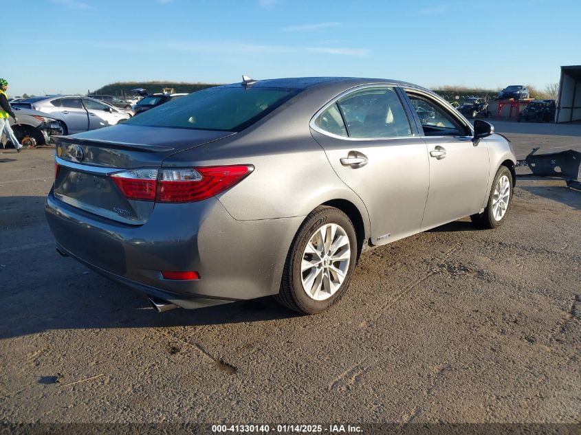 VIN JTHBW1GG5D2026098 2013 Lexus ES, 300H no.4