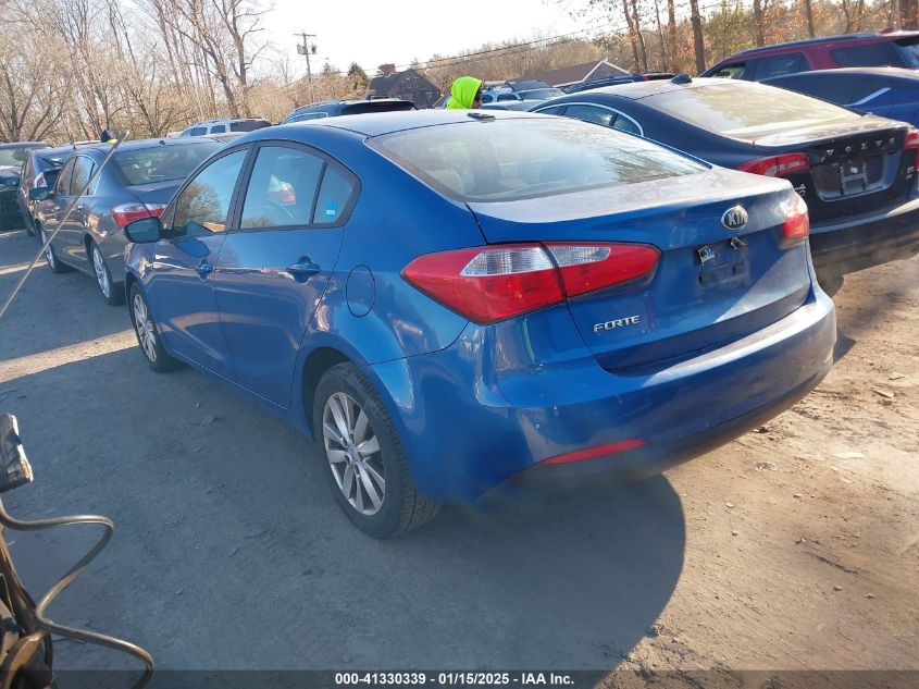 VIN KNAFX4A65E5056166 2014 KIA Forte, LX no.3