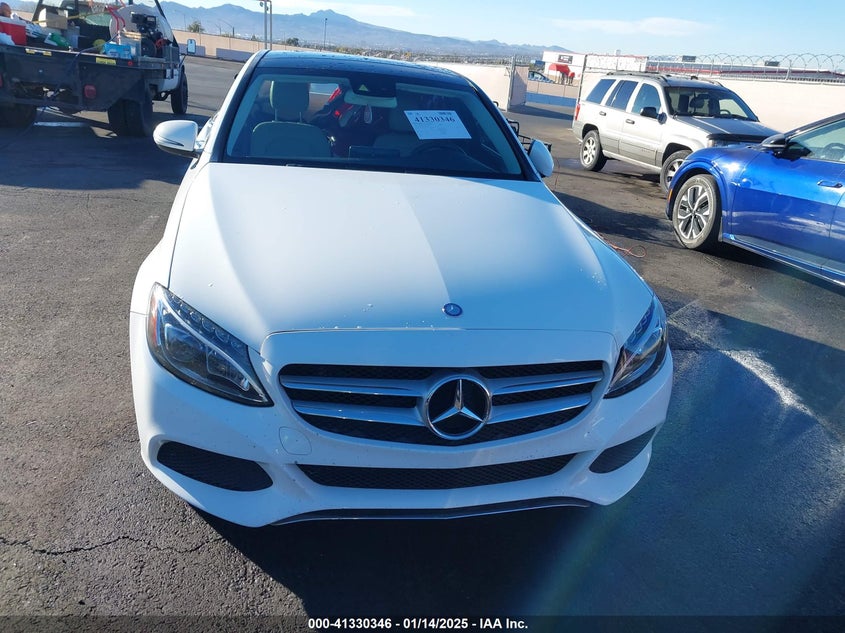 2016 MERCEDES-BENZ C 300 VIN: 55SWF4KB3GU117919