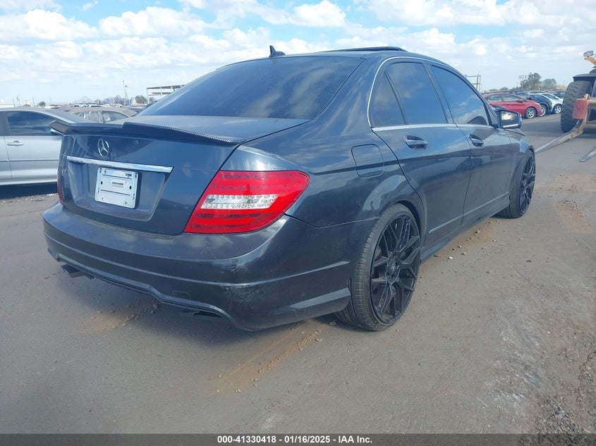 Vin: wddgf4hb1da765461, lot: 41820844, mercedes-benz c 250 luxury/sport 20134