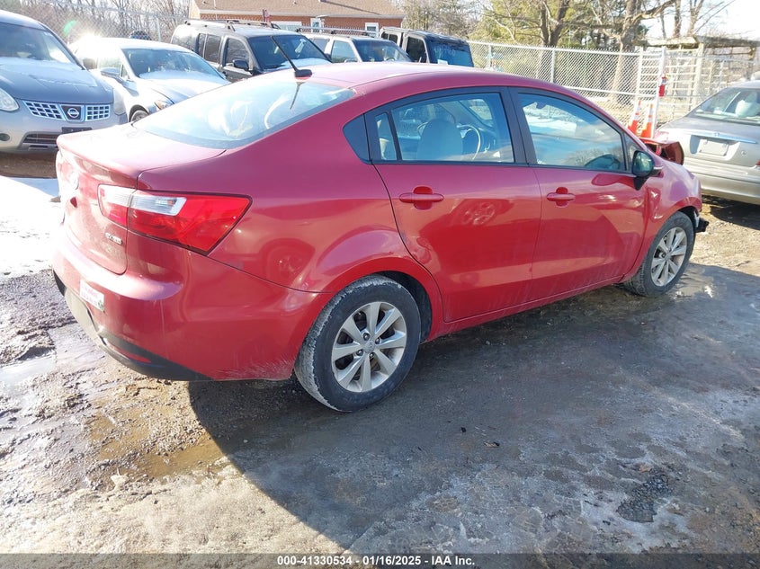 2014 KIA RIO VIN: KNADN4A35E6368128