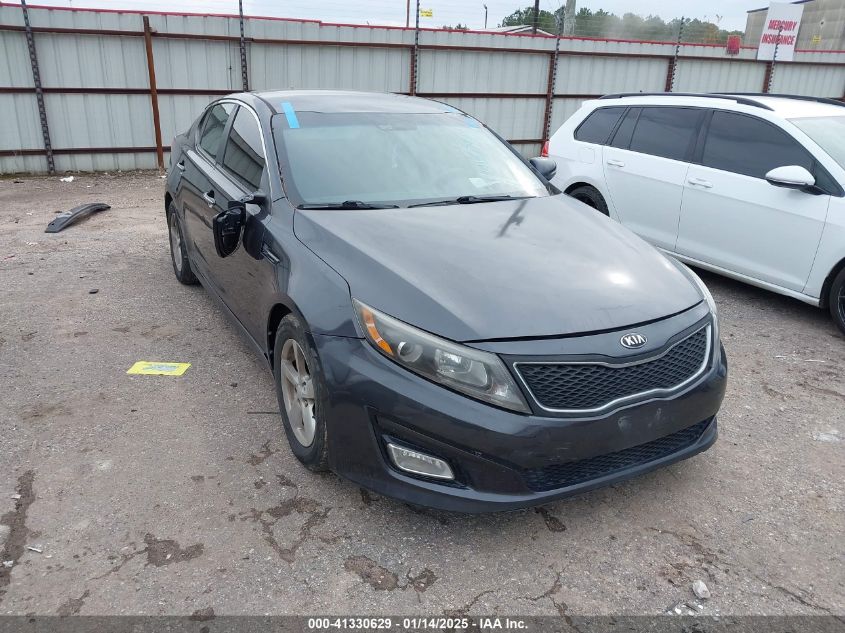 VIN KNAGM4A7XF5636908 2015 KIA Optima, LX no.1